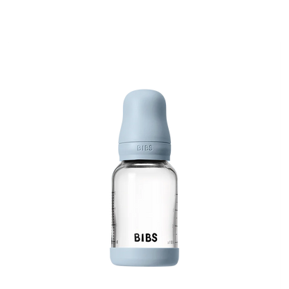 Glass Bottle 4oz Latex - Baby Blue