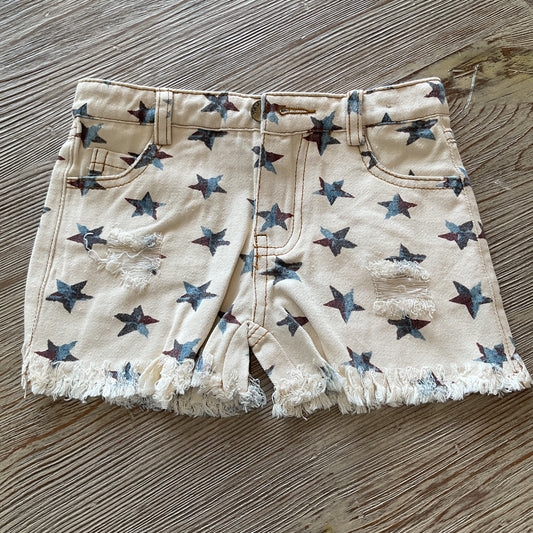 Ivory Star Shorts
