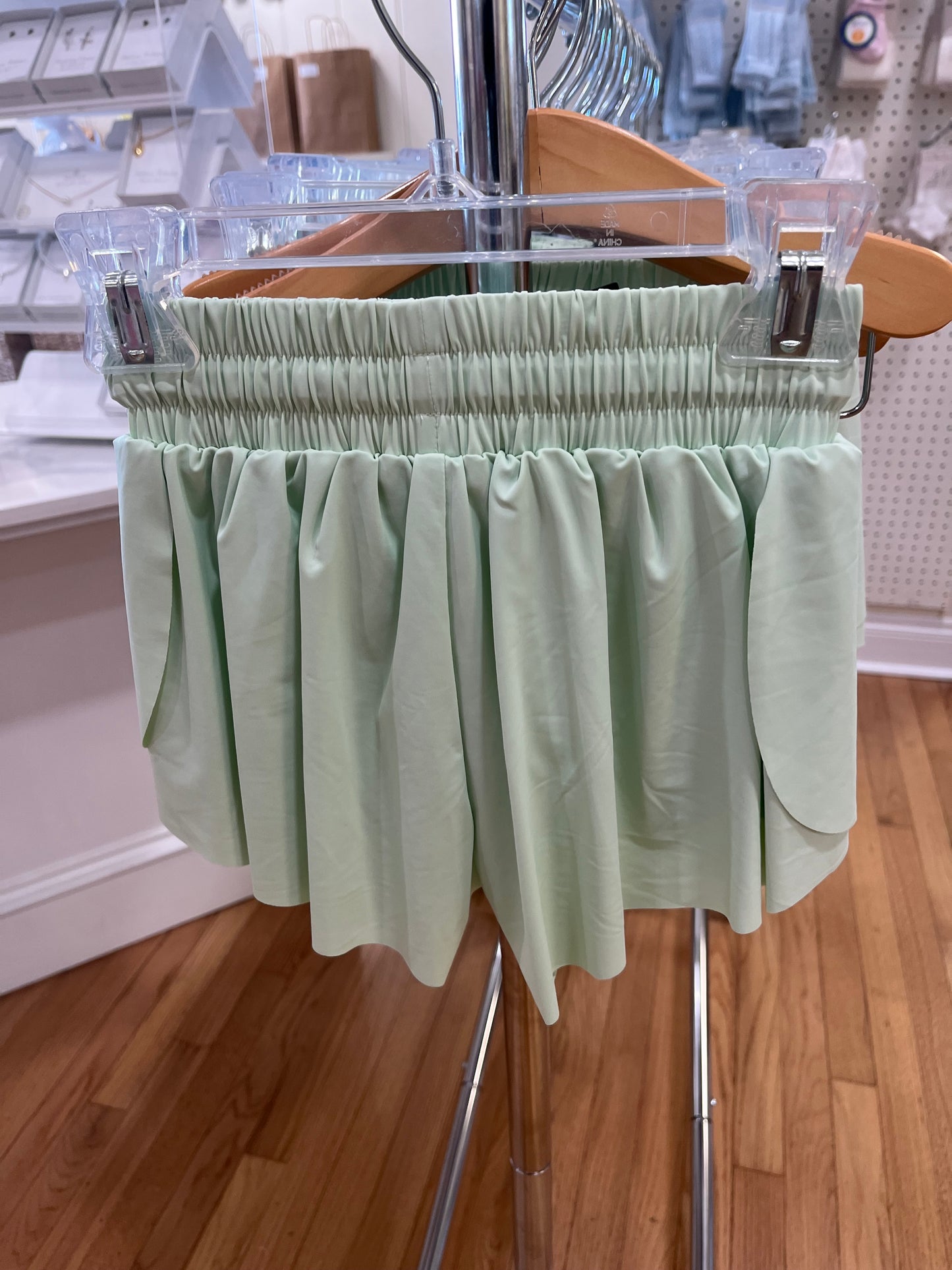 Mint Butterfly shorts
