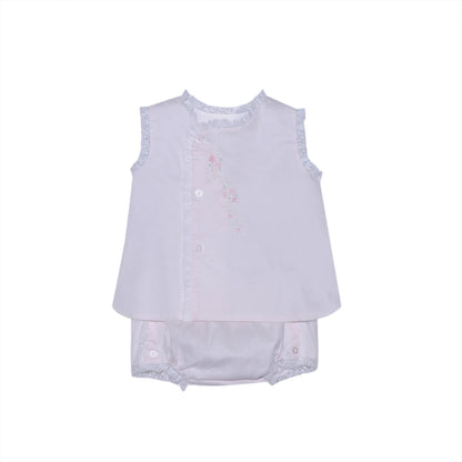 Blanche Diaper Pink Set