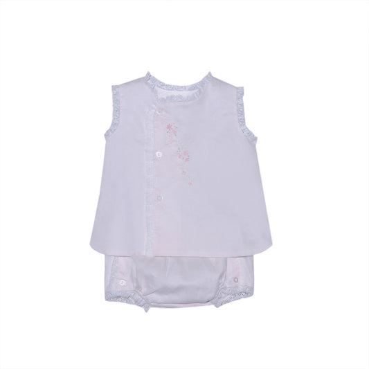Blanche Diaper Pink Set