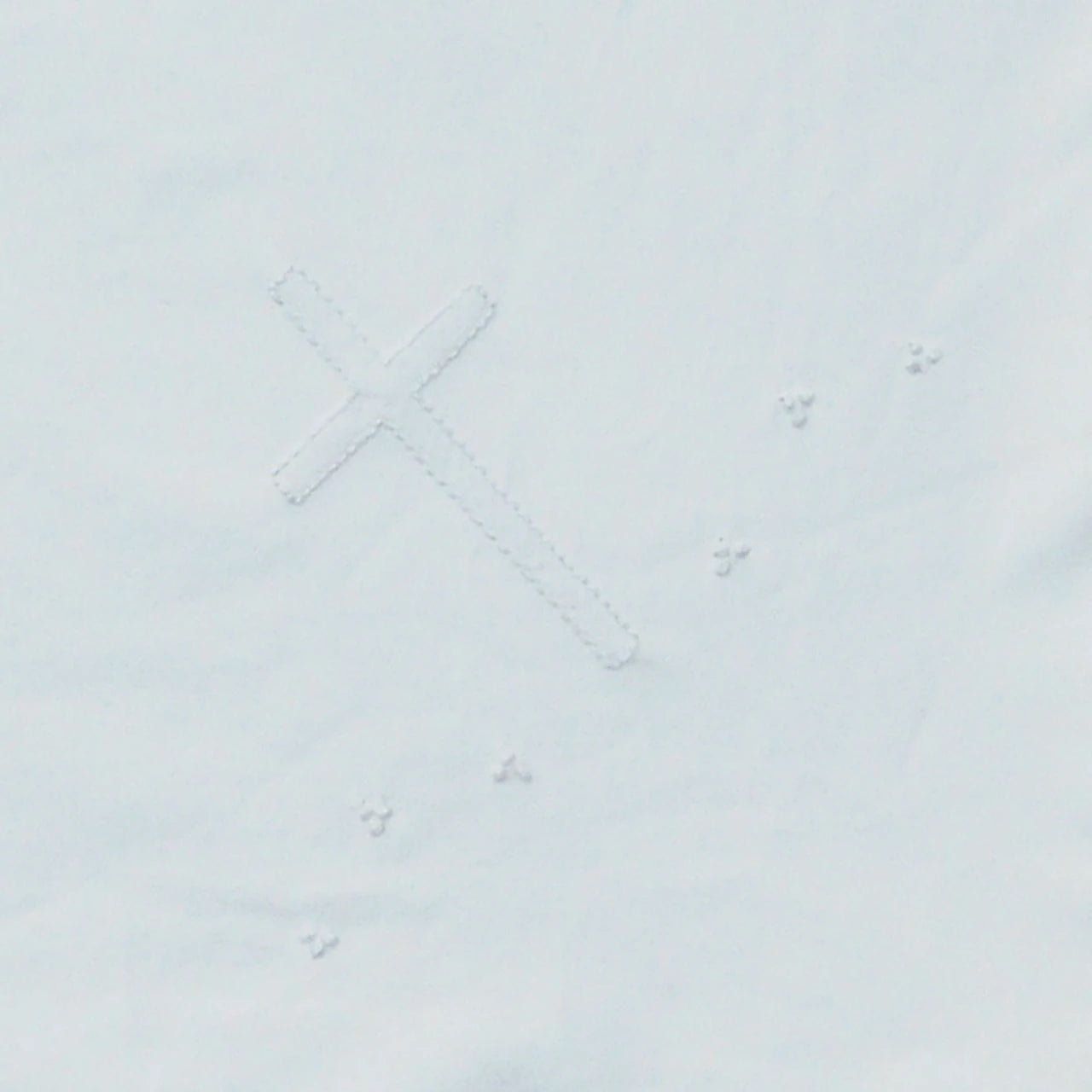 White Cross Blanket