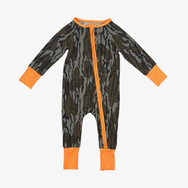 Long Sleeve Zipper Microfleece Pajamas - Bottomland