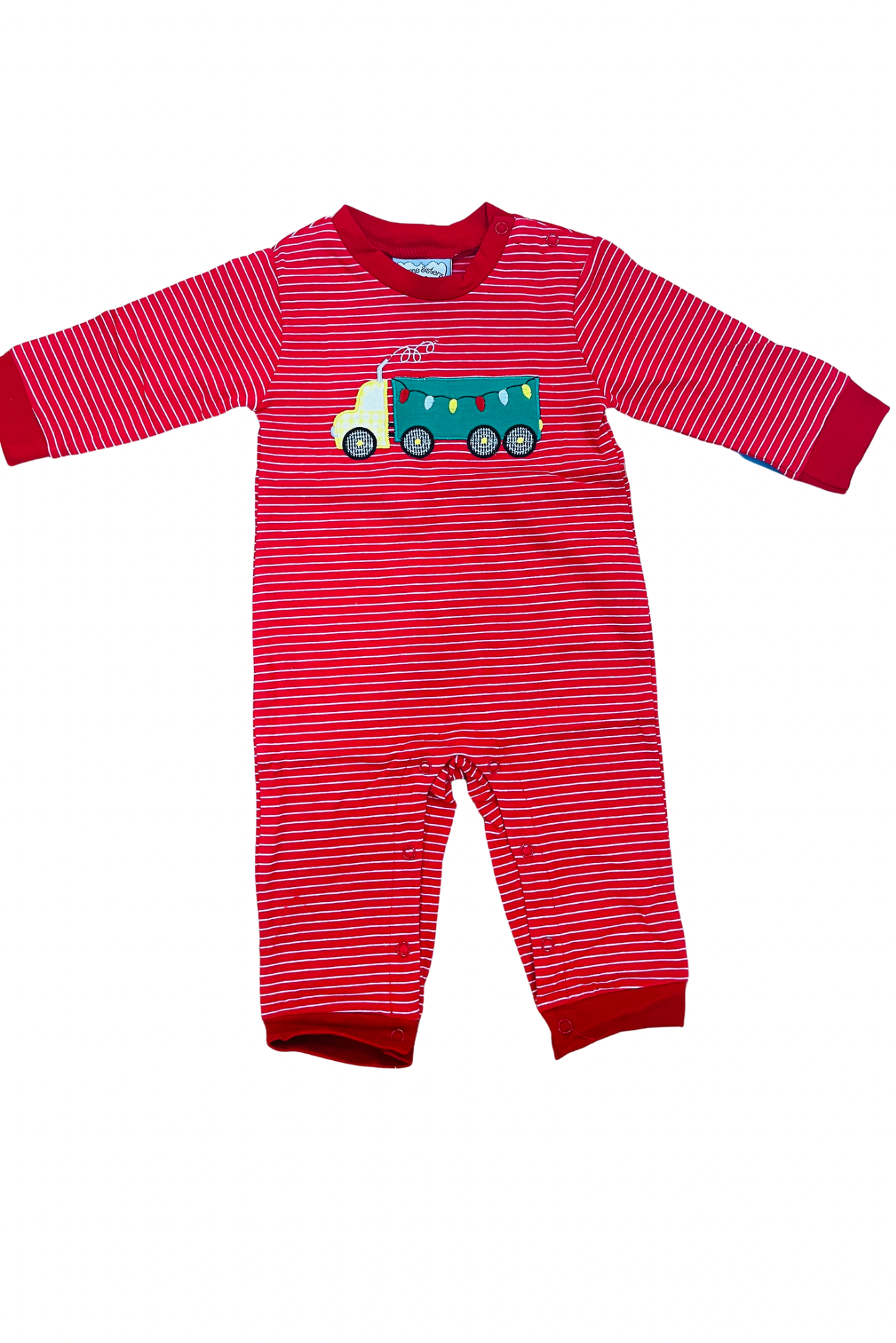 Christmas Lights Boys Romper