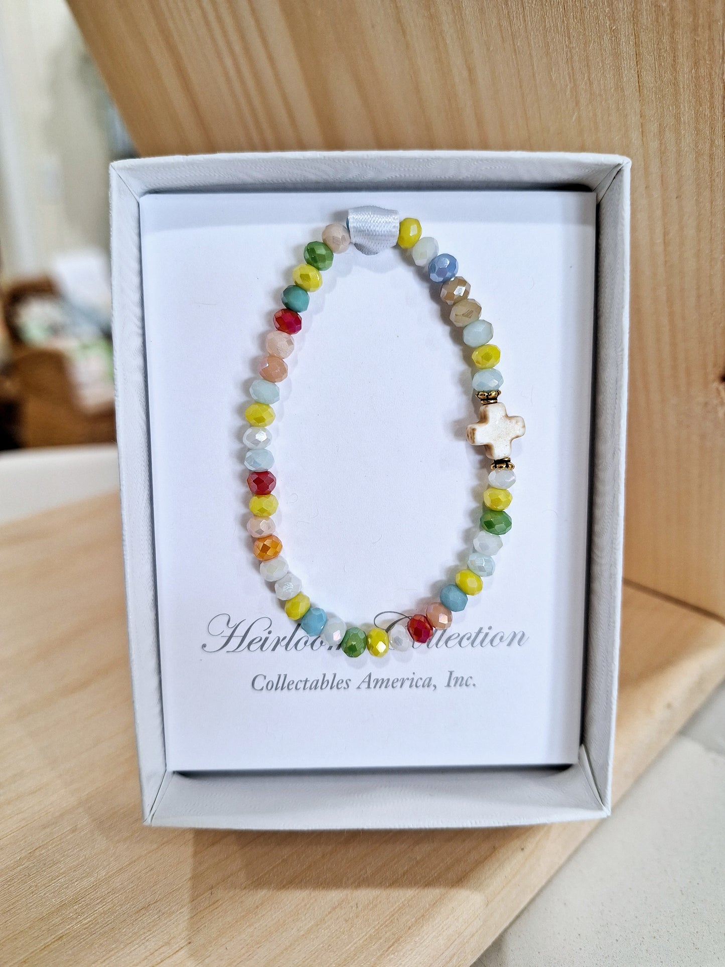 Multi Color Cross Bracelet