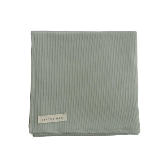 Sea-foam Ribbed Swaddle