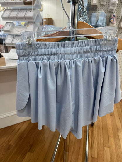 Blue butterfly shorts