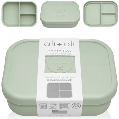 Ali+Oli Leakproof Silicone Bento Box (Pine)