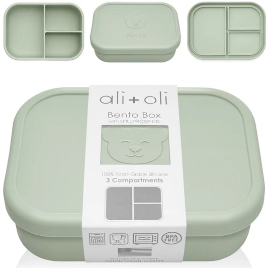 Ali+Oli Leakproof Silicone Bento Box (Pine)