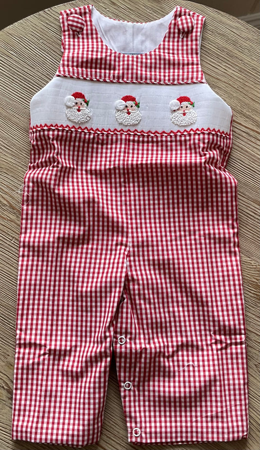 Santa Smocked Longall