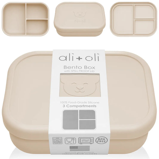 Ali+Oli Leakproof Silicone Bento Box (Coco)