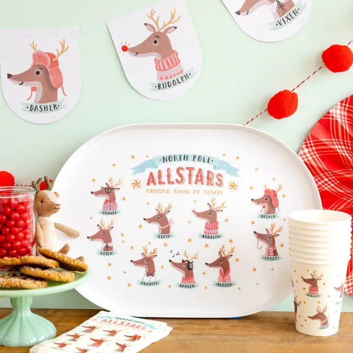 Dear Rudolph Reindeer Platter