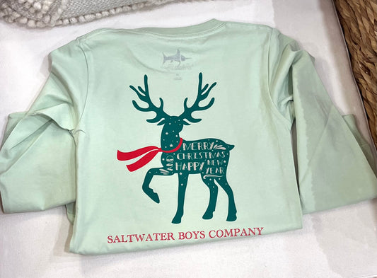 Christmas Deer LS Graphic Tee