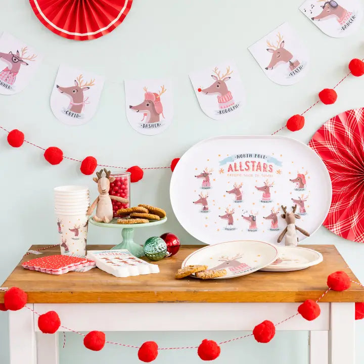 Dear Rudolph Reindeer Platter