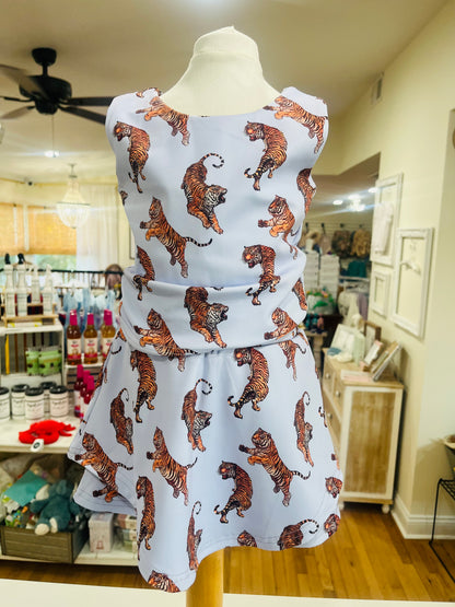 Tigers athletic skort set