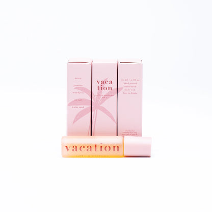 Candle & Roll-On Perfume Set/Vacation