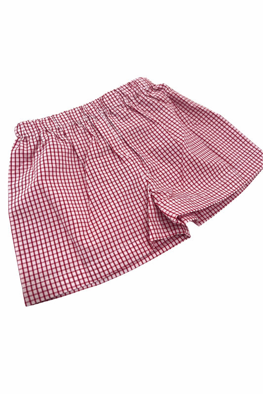 Red Square Boy Short