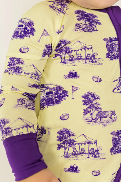 Tiger Toile Zipper PJ