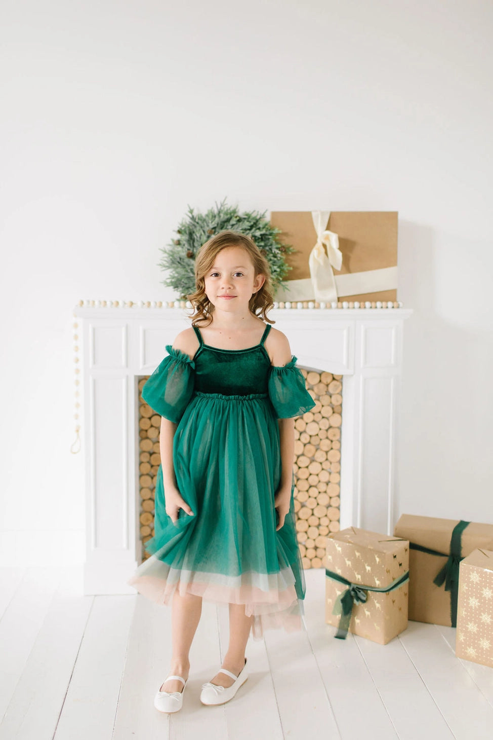 Everly Dress - Wintergreen