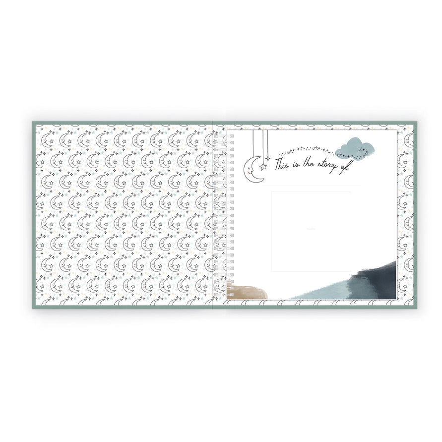 Celestial Skies Luxury 1st Year Baby Memory Book