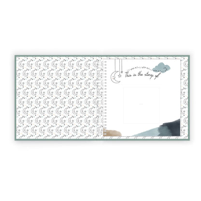 Celestial Skies Luxury 1st Year Baby Memory Book