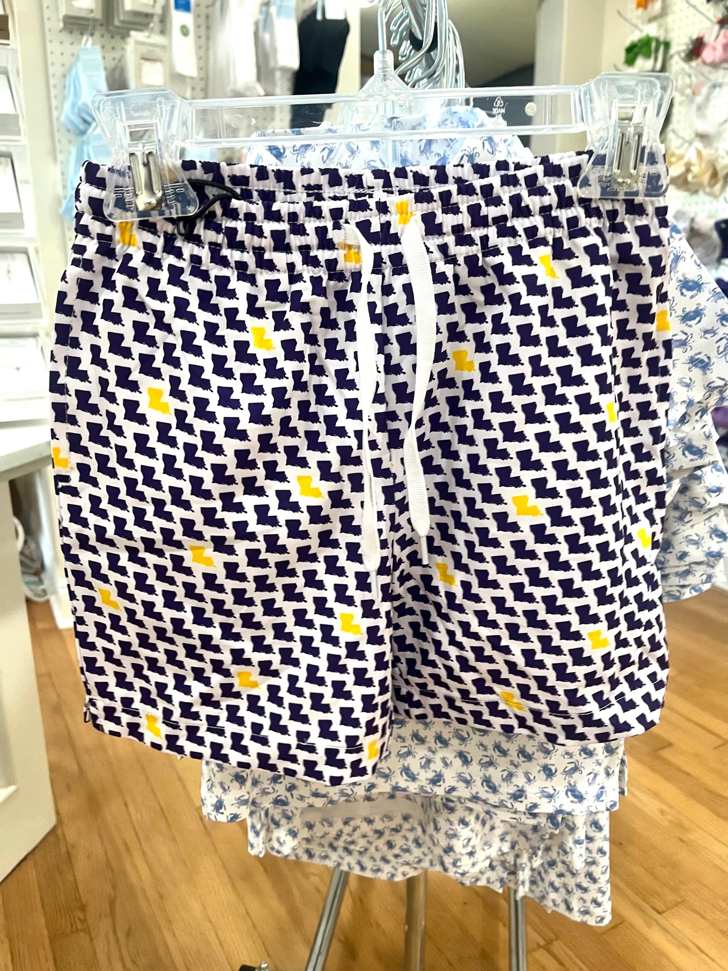 Louisiana Swim(Purple/Gold)