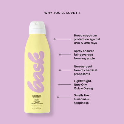 Bask Spf 50 Non-Aerosol Spray Sunscreen