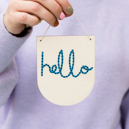 Hello Embroidery Board Kit- Blue