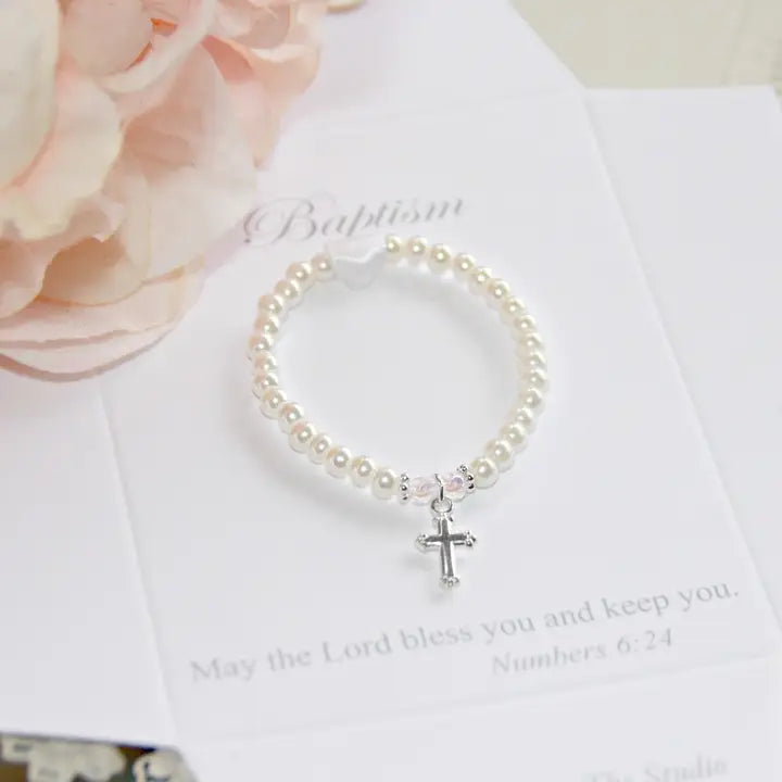 Baptism Classic Infant Bracelet 4" Size STG-268-4
