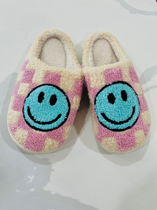 Happy Check Slippers