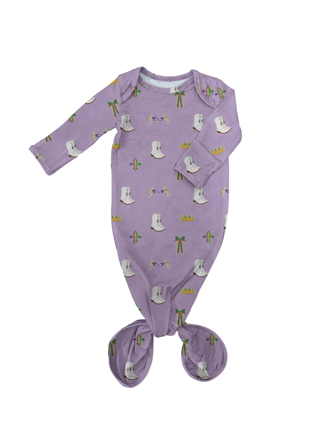 Mardi Gras Boots Knotted Gown