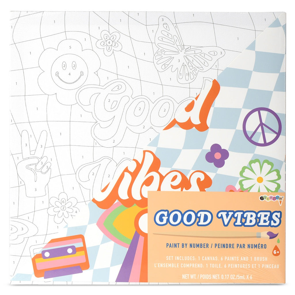Paint By Numbers Set- Good Vibes