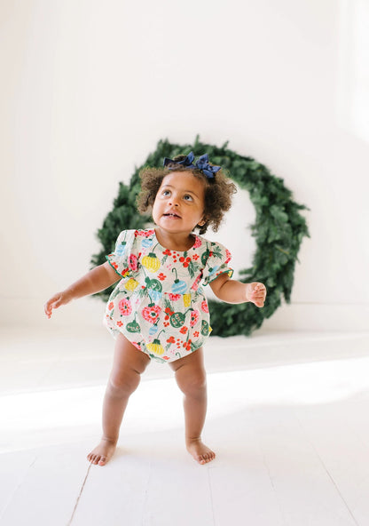 Vintage Ornament Quinn Poplin Romper