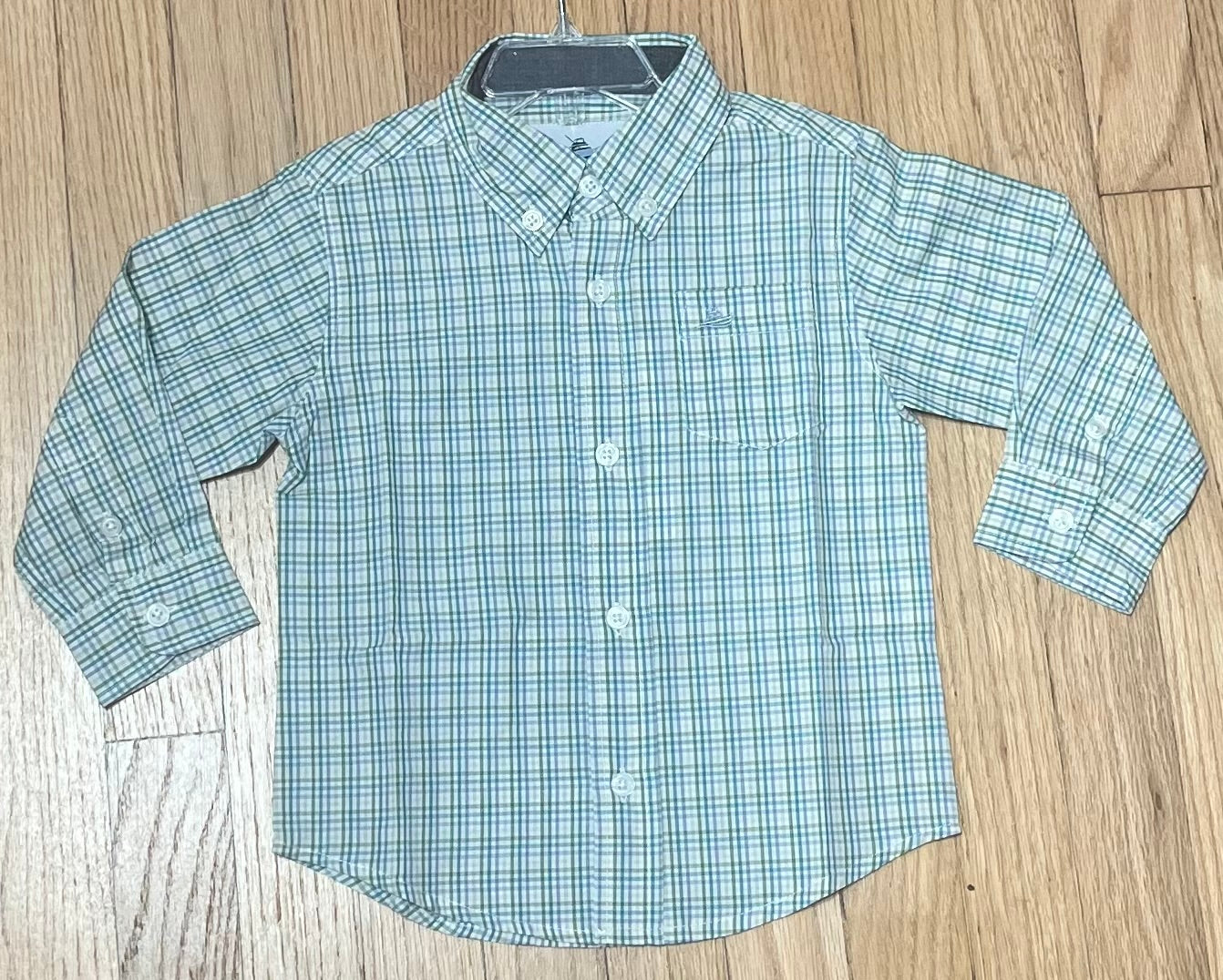 Dress Shirt - blue/khaki/turquoise