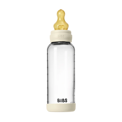Glass Bottle Complete Set 225ml - Ivory