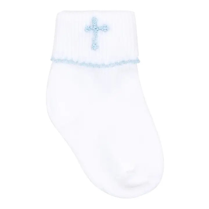 Forever Blessed Hand-embroidered Socks
