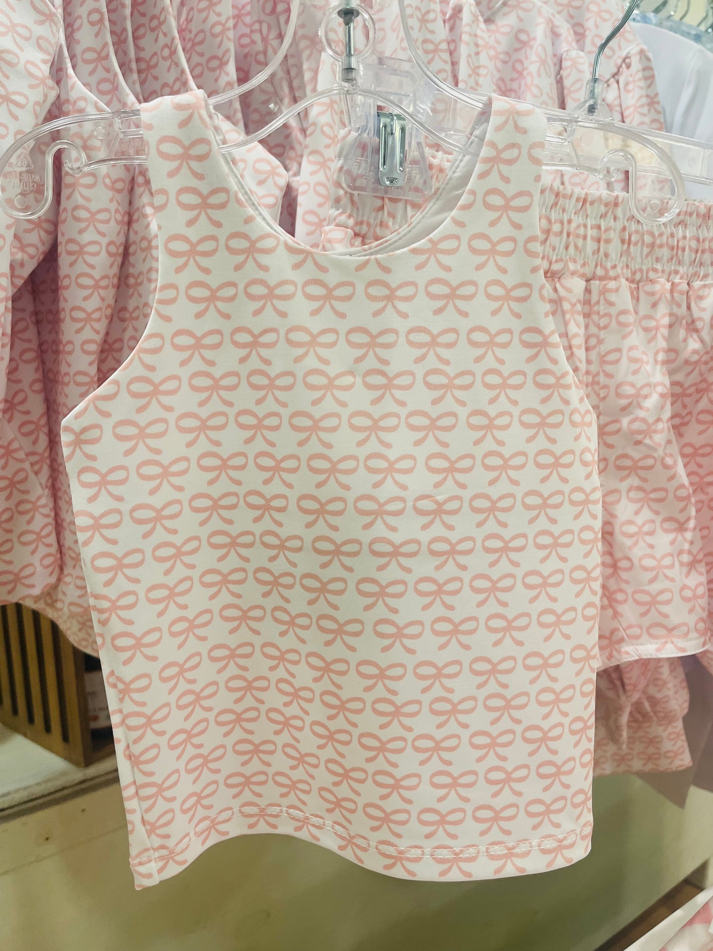 Pink Bows Bra Top