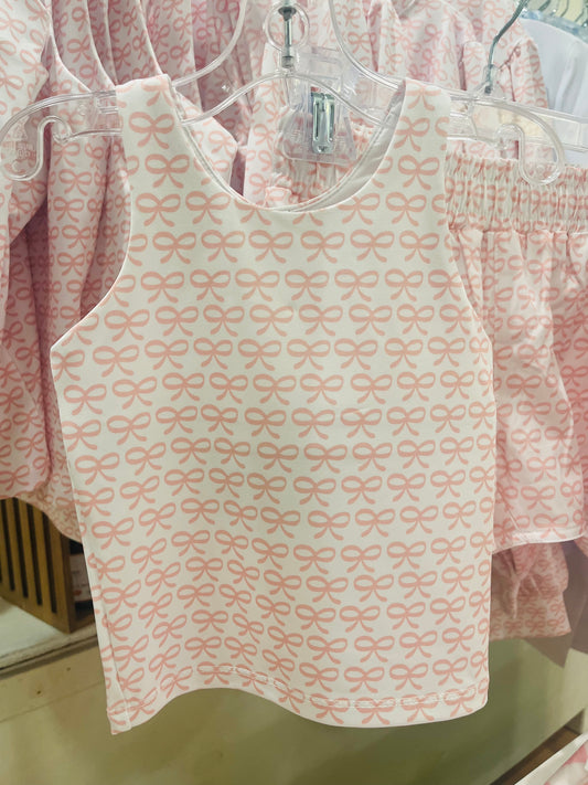 Pink Bows Bra Top