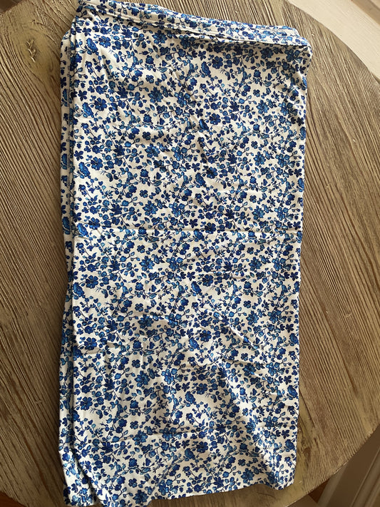 Blue Flower Blanket
