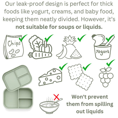 Ali+Oli Leakproof Silicone Bento Box (Pine)