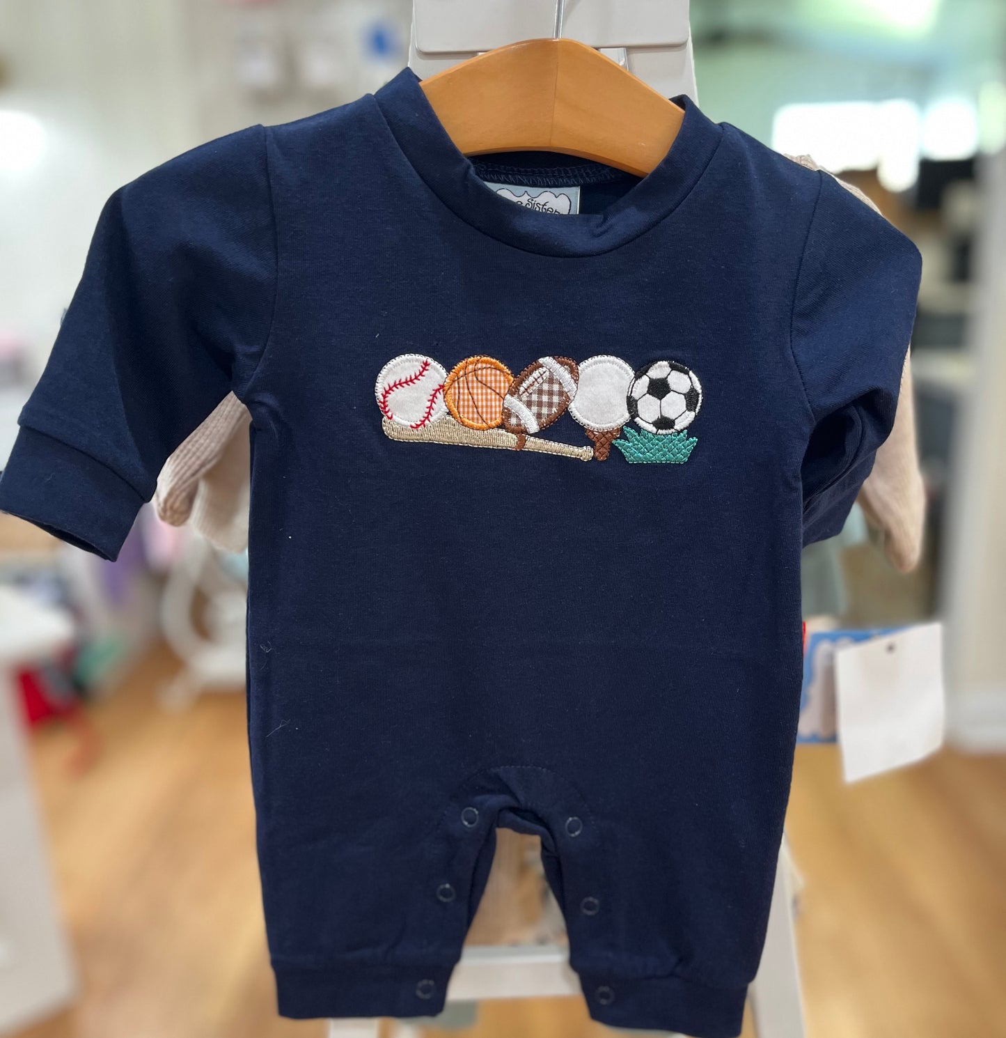 Sports Appliqué Boys Romper