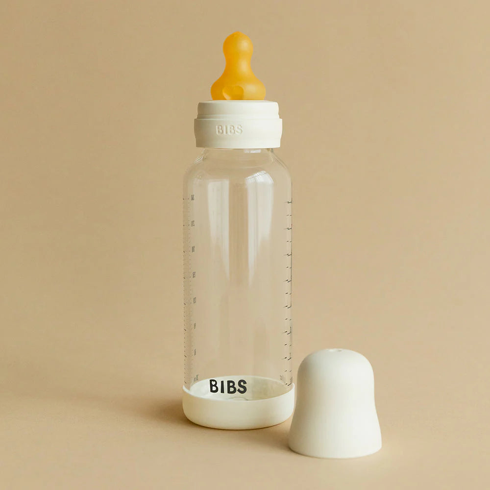 Glass Bottle Complete Set 225ml - Ivory