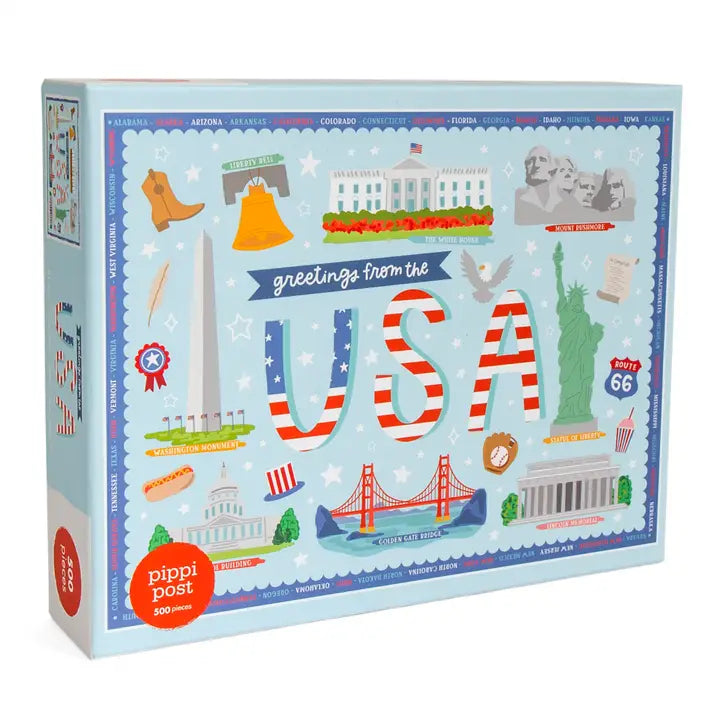 Greetings from the USA-500-piece Jigsaw Puzzle
