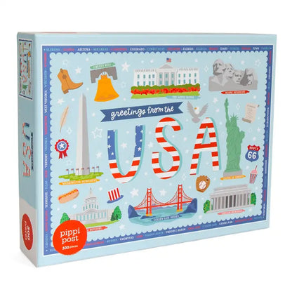Greetings from the USA-500-piece Jigsaw Puzzle