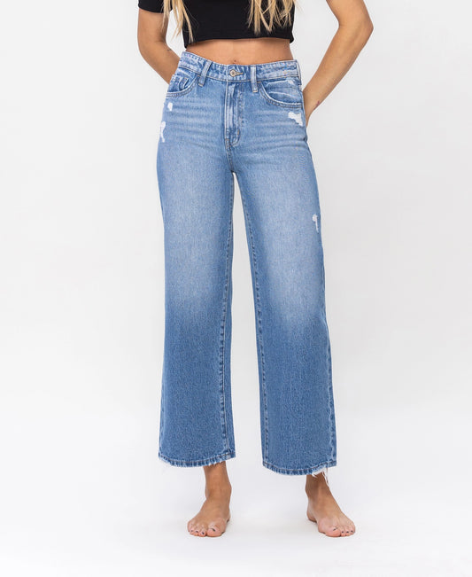 Super High Rise Wide Leg Jeans