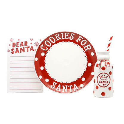 Santa’s Milk & Cookie Set