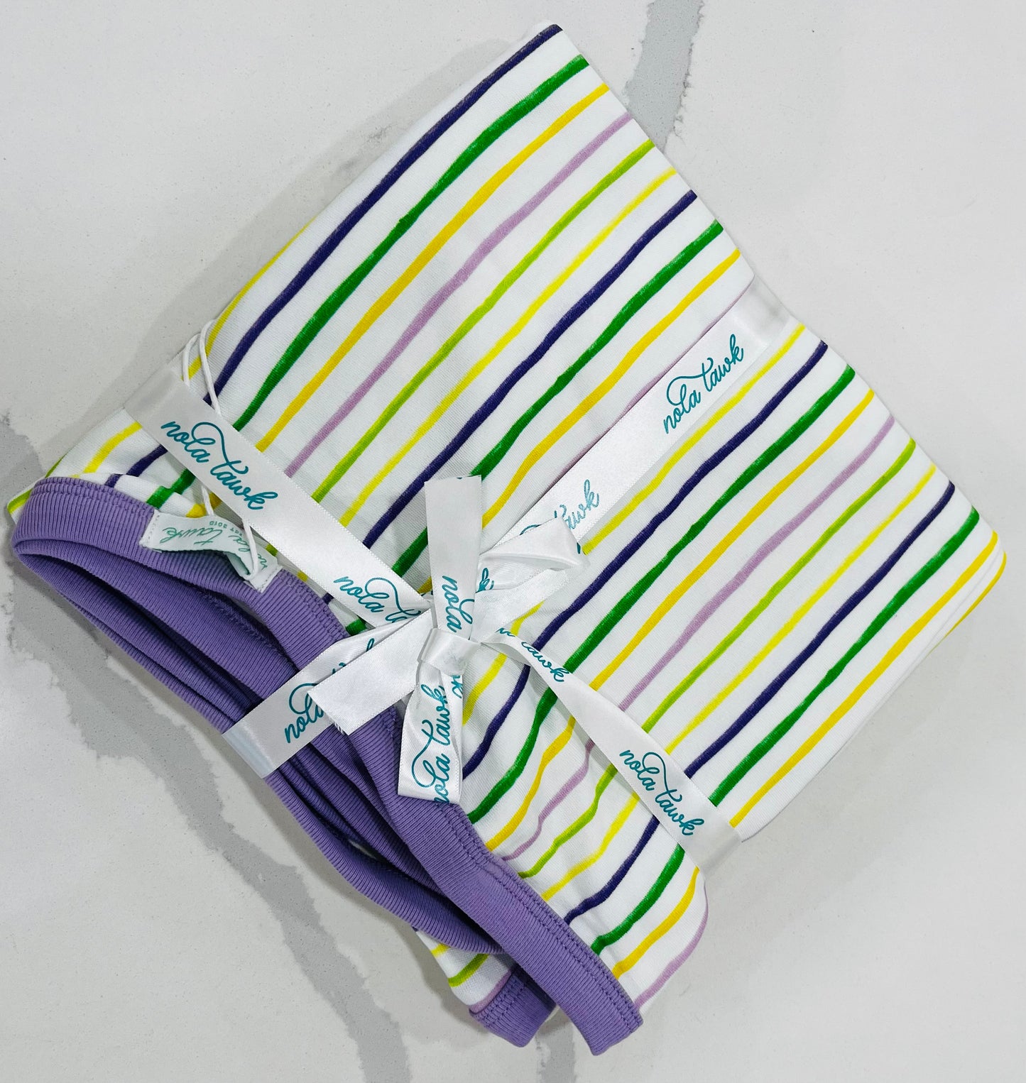 Carnival Time Organic Cotton Swaddle Blanket