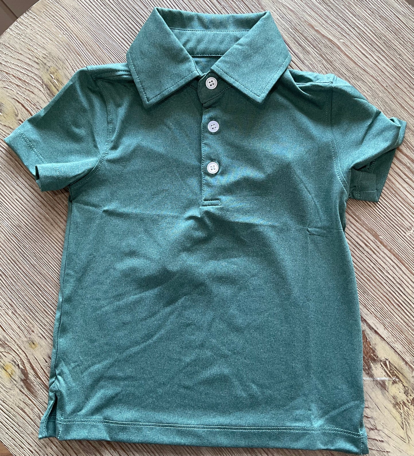 Green Heather Polo