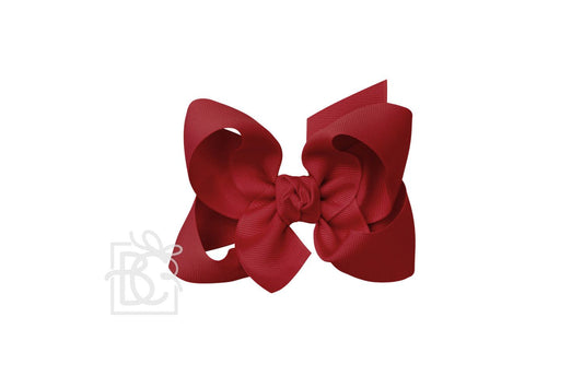 Cranberry 4.5" LG Bow w/Knot