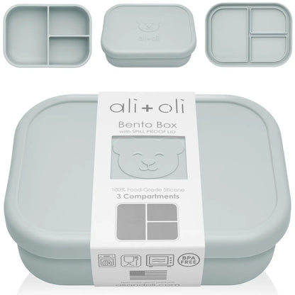 Ali+Oli Leakproof Silicone Bento Box (Blue)